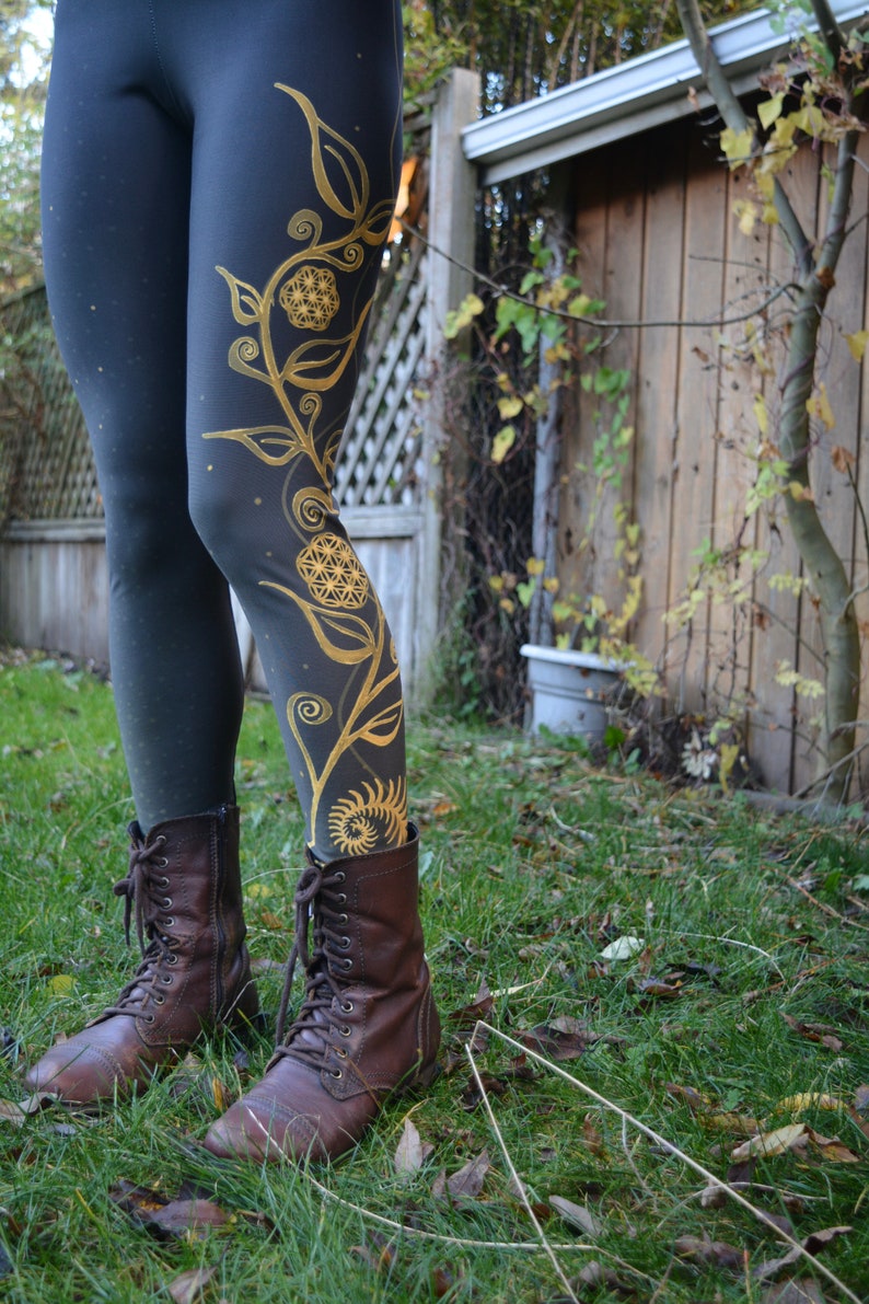 Gold Leaf Leggings image 2