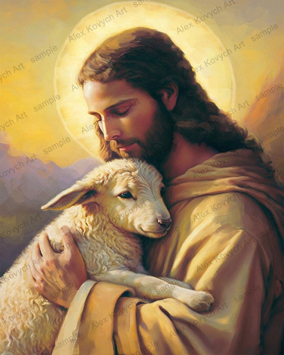 Jesus Christ With Lamb
