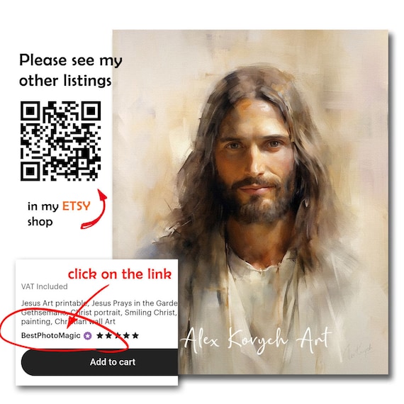 イエス・キリストのアート、デジタルイエスの絵画、キリスト教の