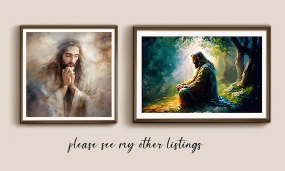 イエス・キリストの肖像画 Amazon.co.jp: 額入り イエスの聖心 絵 ウォールアート 神の慈悲 絵