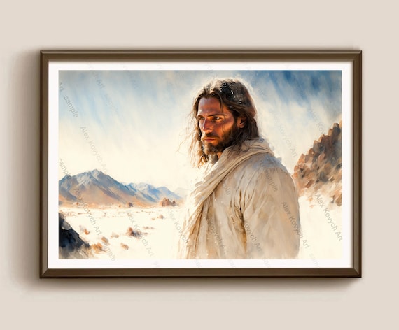 イエス・キリストの肖像画 イエス・キリストのアート、（デジタルダウンロード）、キリストの