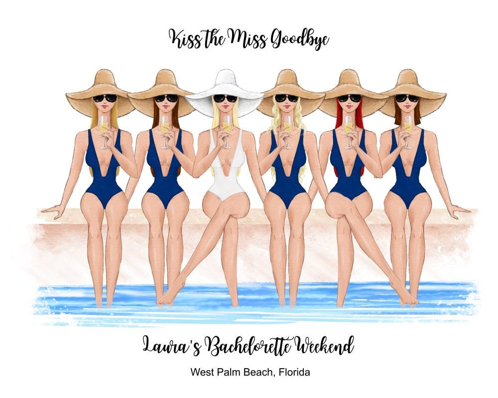 Bachelorette Cartoon - Etsy Bachelorette Cartoon - Etsy