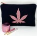 Rose Gold Weed Bag, Stash Bag 