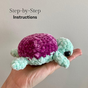 Cute Turtle Crochet Pattern | Beginner-Friendly Amigurumi Design | Instant Download for Fun Home Decor & Gifts