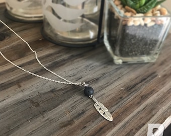 Lava bead necklace