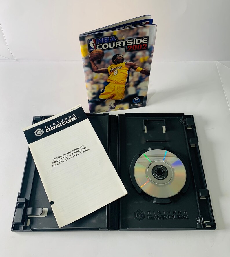 Nintendo GameCube NBA Courtside 2002 Game Complete w/ Manual Kobe Bryant HOF GUC image 6