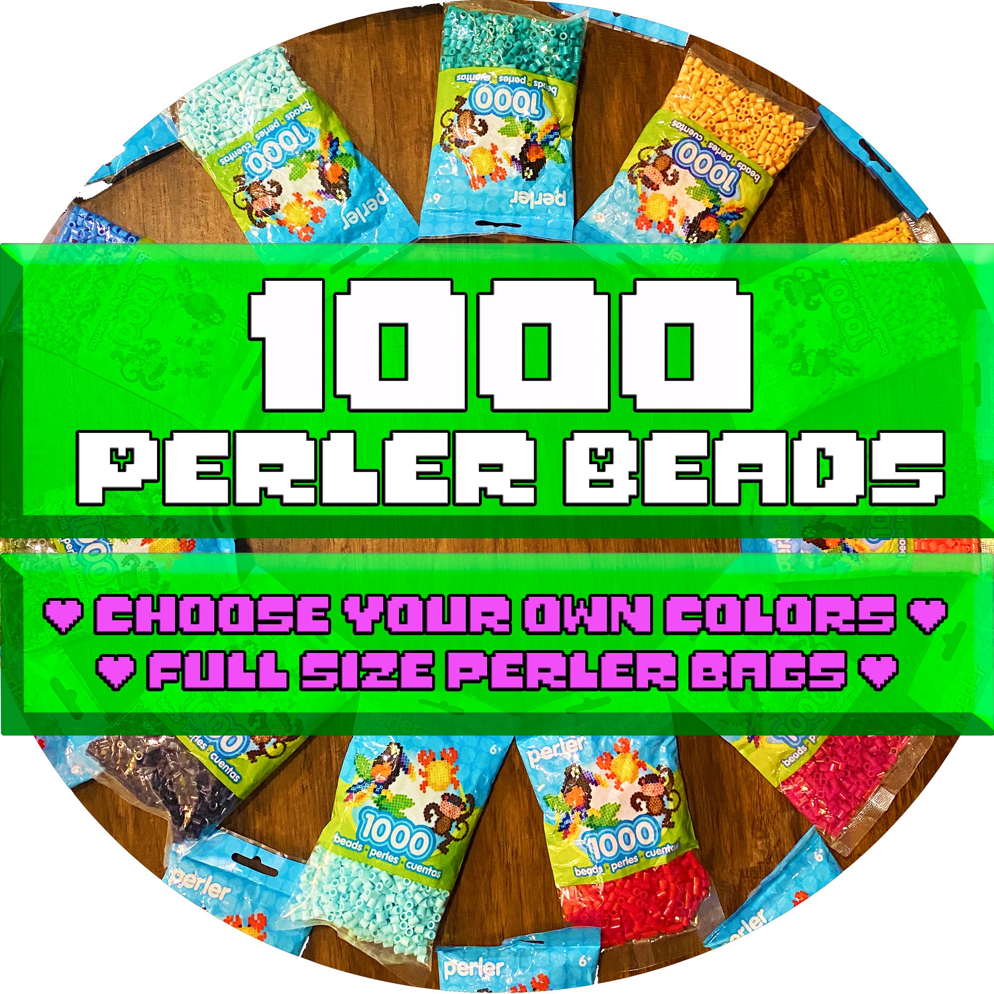 Perler Beads 1,000-pkg-cranapple
