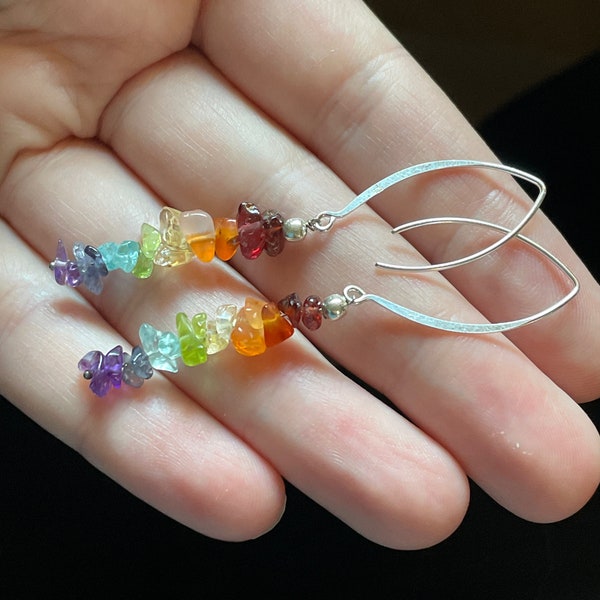 Pure Silver Chakra Pearl Earrings main image 1