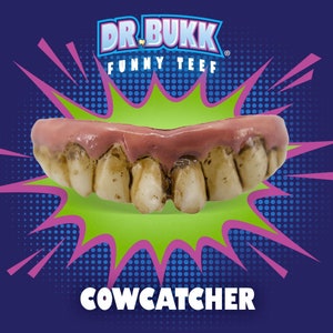 Dr Bukk Realistic Halloween Teeth - Bukk - Custom Fit Yourself at Home - Handmade in USA - Novelty, Gag, Costume Teeth