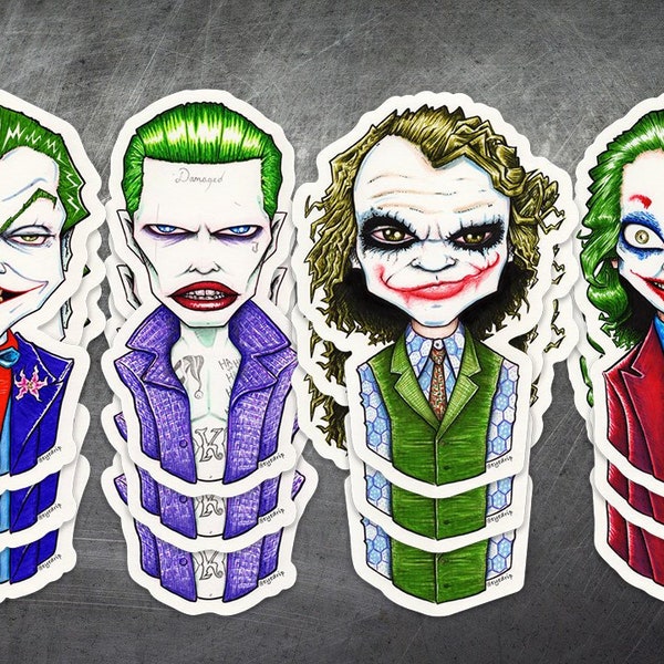 Jokers Squad 4-Pack Stickers