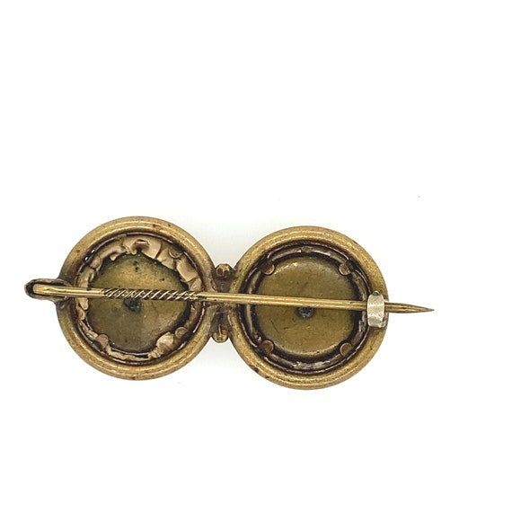 Victorian Picture Mourning Brooch - image 2