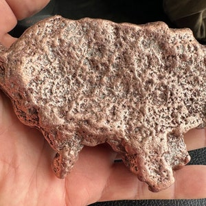 4.75 Inch Solid Shiny Copper Nugget prospected from Keweenaw, Michigan