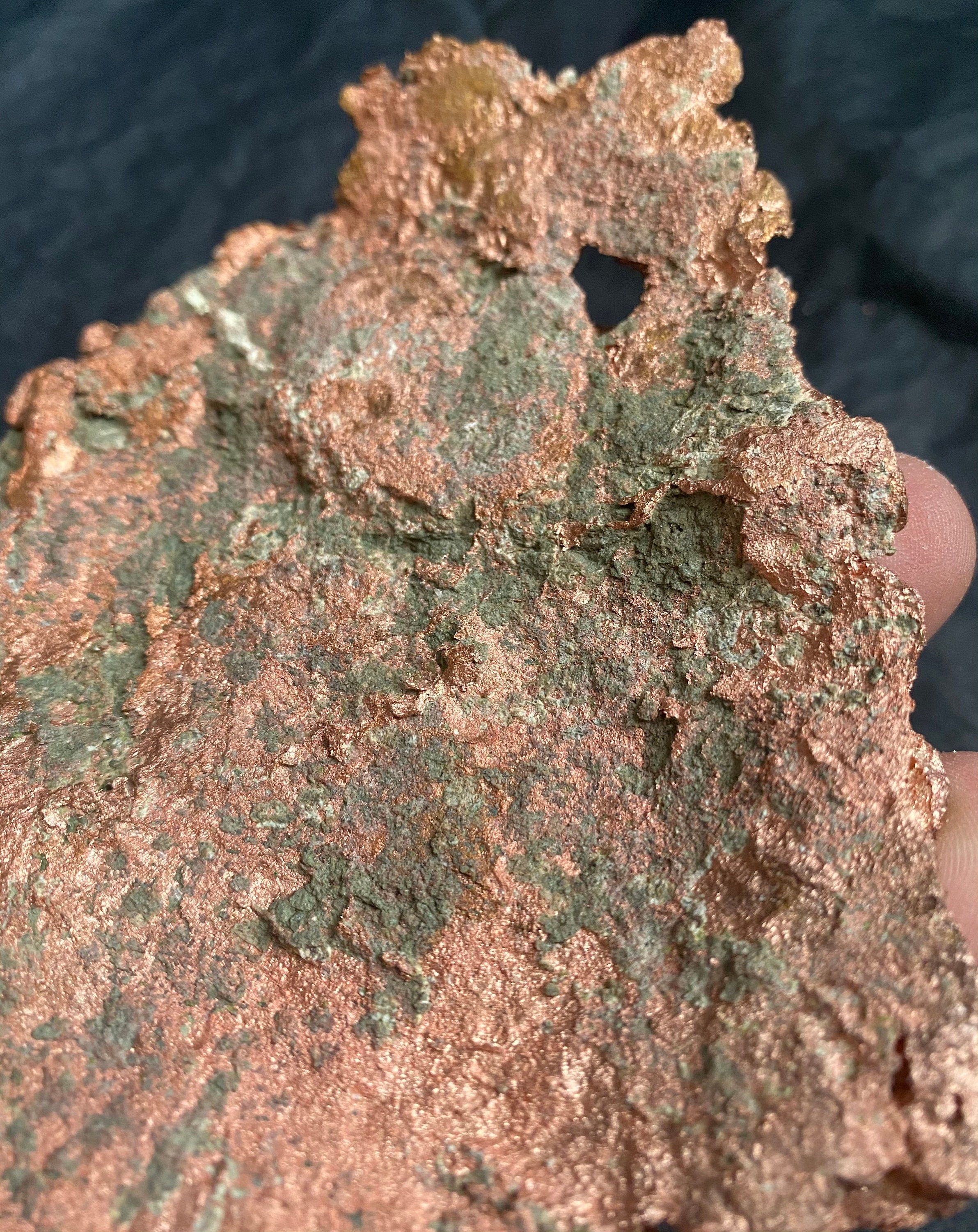 15cm Huge Solid Native Copper Natural Specimen W Matrix Keweenaw ...