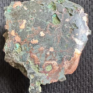 4.5cm Interesting Glacial Float Copper Ore w Epidote & Other Minerals- Keweenaw, Michigan