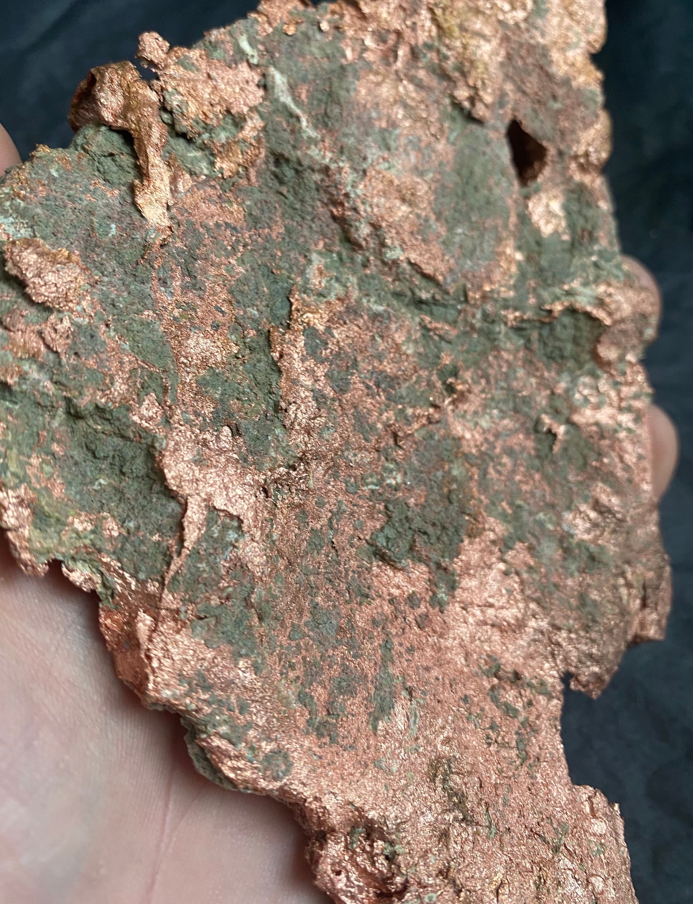 15cm Huge Solid Native Copper Natural Specimen W Matrix Keweenaw ...
