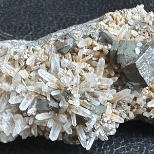 5cm Pyrohotite Crystal w Quartz from Chihuahua, Mexico