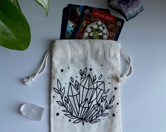 Pouch Bag |Tarot Bag| Oracle Bag| Canvas Bag| Herb Bag| Runes Bag| Pendulum| Amulet| Wicca Bag | Altar Travel | Spell Bag | Muslin Bag