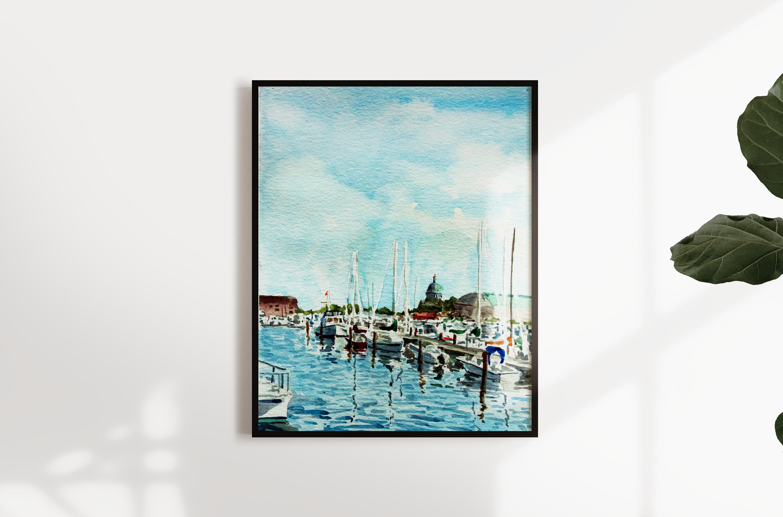 Annapolis ART PRINTS Boat Show Weekend 2 Annapolis md boat Etsy