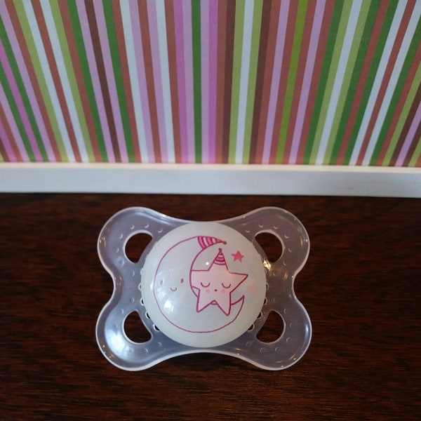 Glow In The Dark Magnetic Reborn Pacifier or Reborn Putty Pacifier