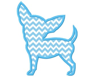 11 SIZES Chihuahua Applique Embroidery Designs Machine Embroidery Designs PES Embroidery Pattern - Instant Download