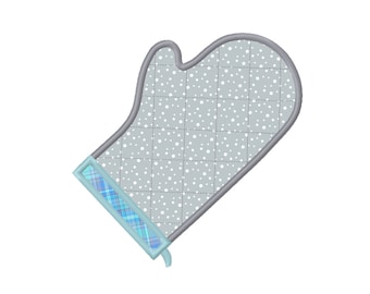 9 SIZES Oven Mitt Applique Embroidery Designs Machine Embroidery Designs PES Embroidery Pattern - Instant Download