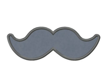11 SIZES Moustache Applique Embroidery Designs Machine Embroidery Designs PES Embroidery Pattern - Instant Download