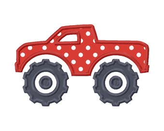 11 SIZES Mini Truck Applique Embroidery Designs Machine Embroidery Designs PES Embroidery Pattern - Instant Download