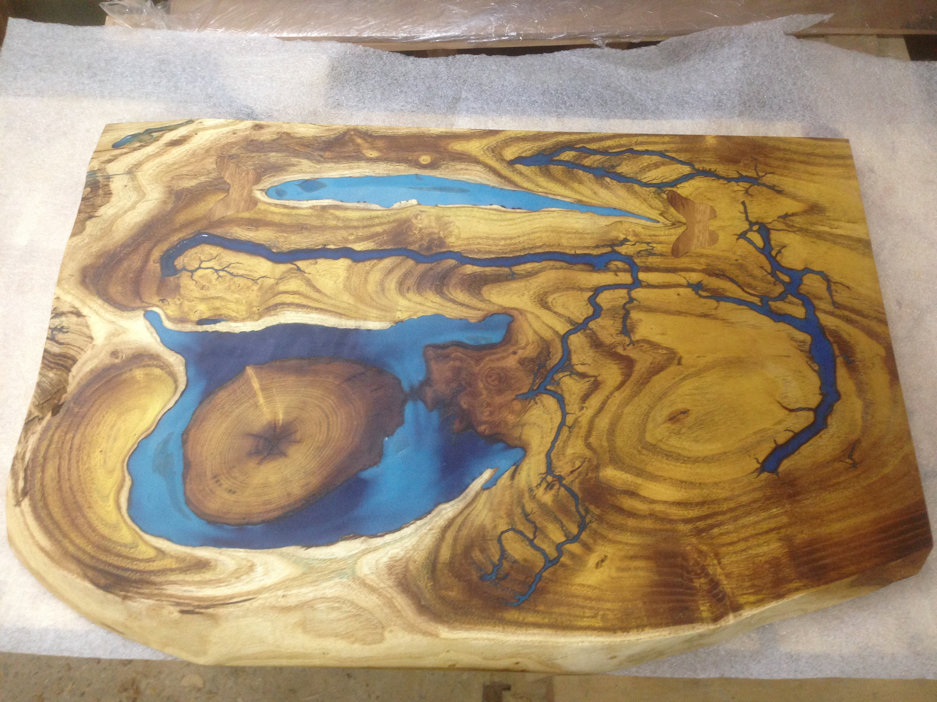 Sold Occasional table made of mulberry wood with Etsy