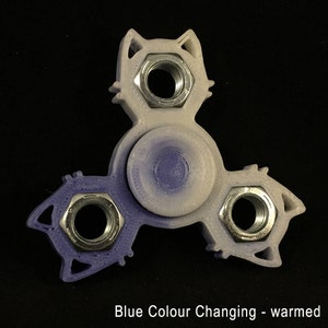 Cat Themed Fidget Spinner Toy Colour Changes For Smaller Hands Great for Kids of ALL Ages EDC Toy Hand Spinner image 4