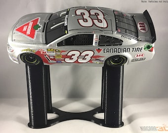Angled Riser Stands for Car/Truck Models and Diecasts - 1:24 scale - Show Off Your Man Cave Collection of Nascar, Muscle Cars, Vintage Cars