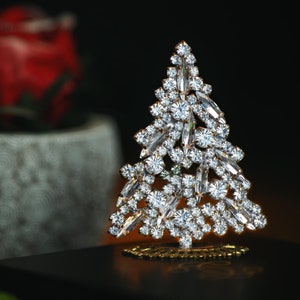 ヴィンテージ卓上クリスマスツリー ラインストーンクリスマス ヴィンテージ卓上クリスマスツリー ラインストーンクリスマス