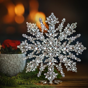 Starry Snowflake Decor (Crystal Clear)