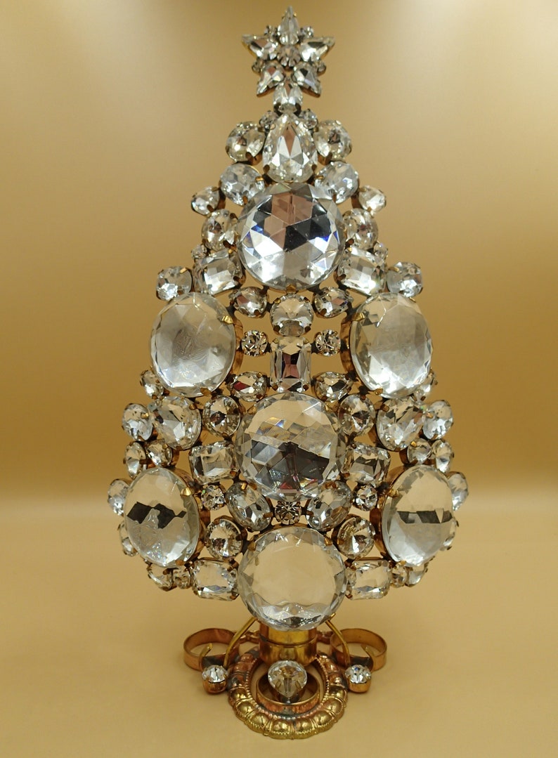 christmas crib Luxury XMAS rees jewerly KEWA bijoux line 015 half winter christmast tree 3D Xmas tree holiday