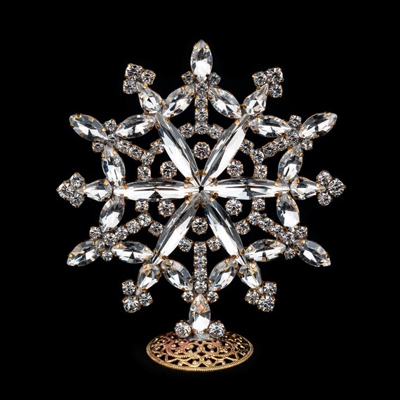 Kristall Strass Weihnachtsstern Dekoration - Etsy Schweiz