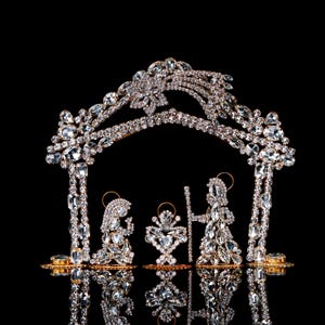 Szopka Jewels of Glory, szopka Jewels of Glory z luksusowymi kryształkami.