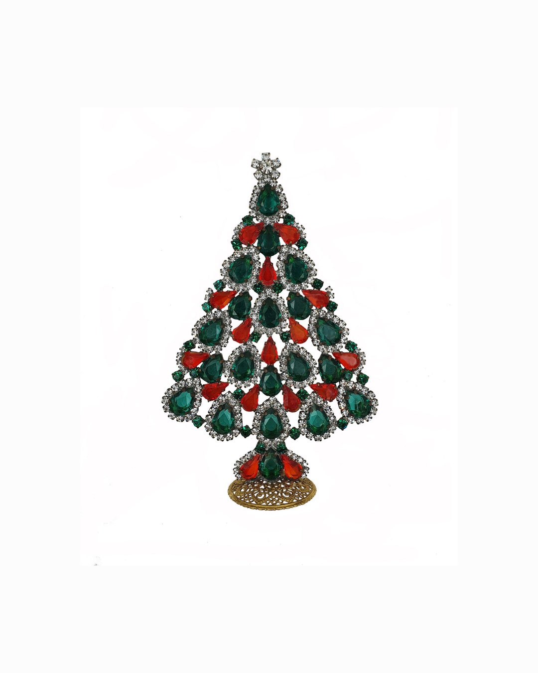 Splendid Noel Decoration, Christmas Tree With Clear, LT Siam and