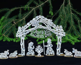 Christmas Bethlehem 8,26 x 7,09 inch, extra large,  xmas decorations, christmast tree, winter, jewerly, christmas crib,