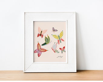 Butterflies Art Print