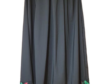 伝統的なフォークスカート MAXI 100 cm、花柄スカート、カントリーフォークスタイルスカート、ポーランドフォークハイランダースカート、エスニックスカート、スラブフォークスカート
