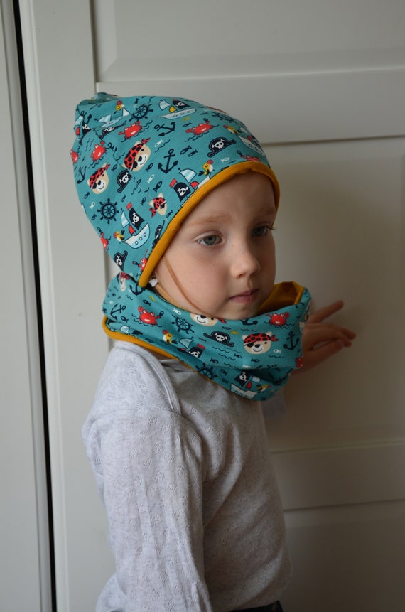 Pirates Beanie and Loop Setbeanie Hat and Neck Scarf Size - Etsy