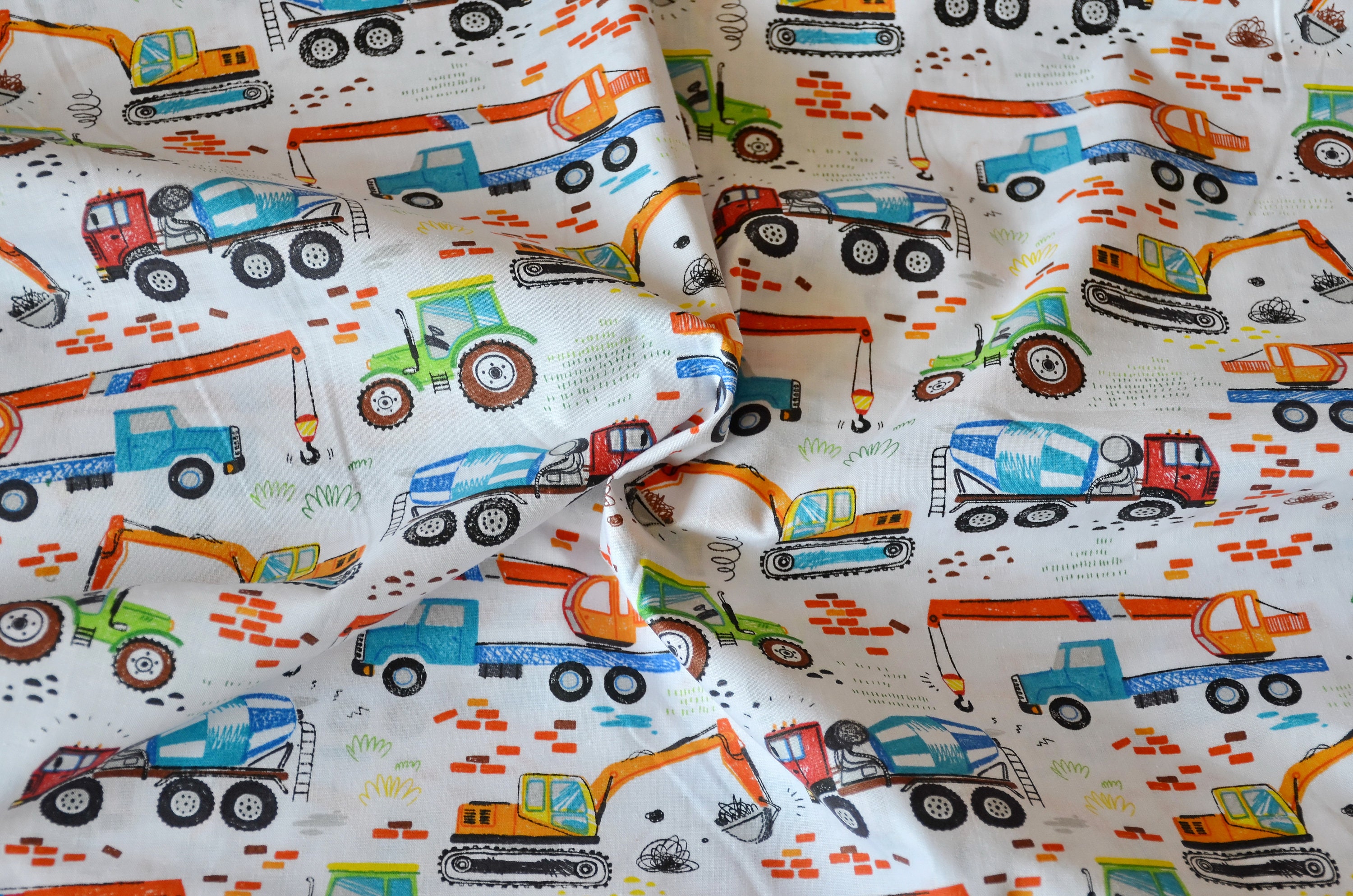 trucks-cotton-fabric-baby-boy-cotton-fabric-100-cotton-fabric-kids