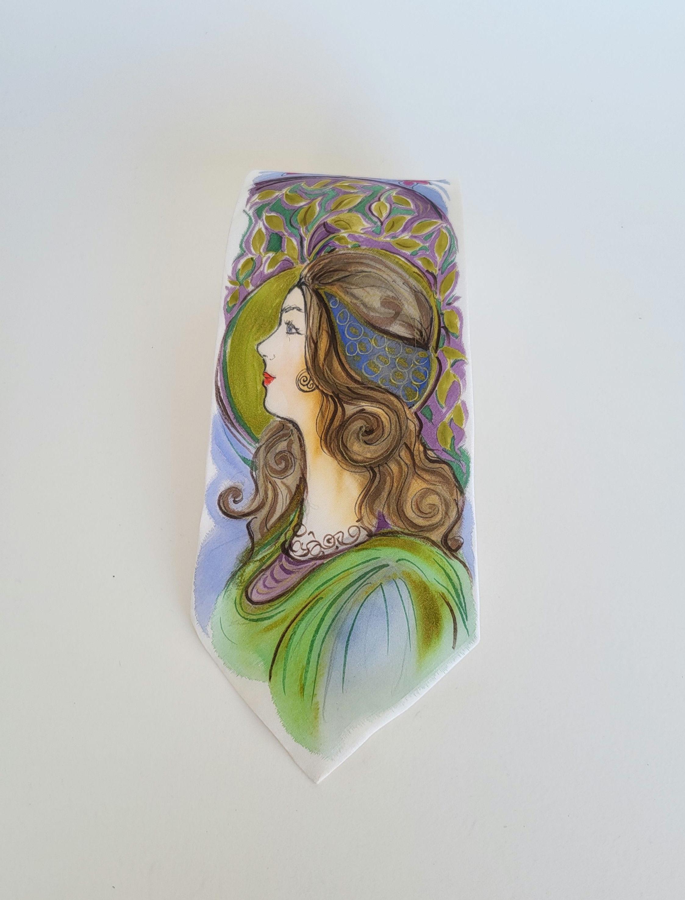 2800~Patterned Silk Tie main image 1
