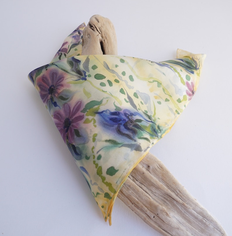 Hand-painted silk bracelet