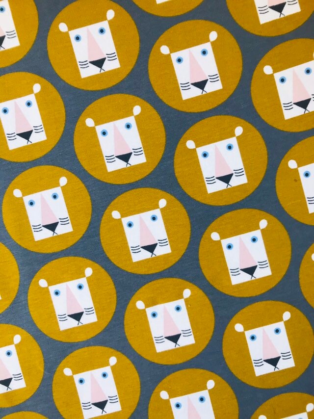 lion jersey fabric