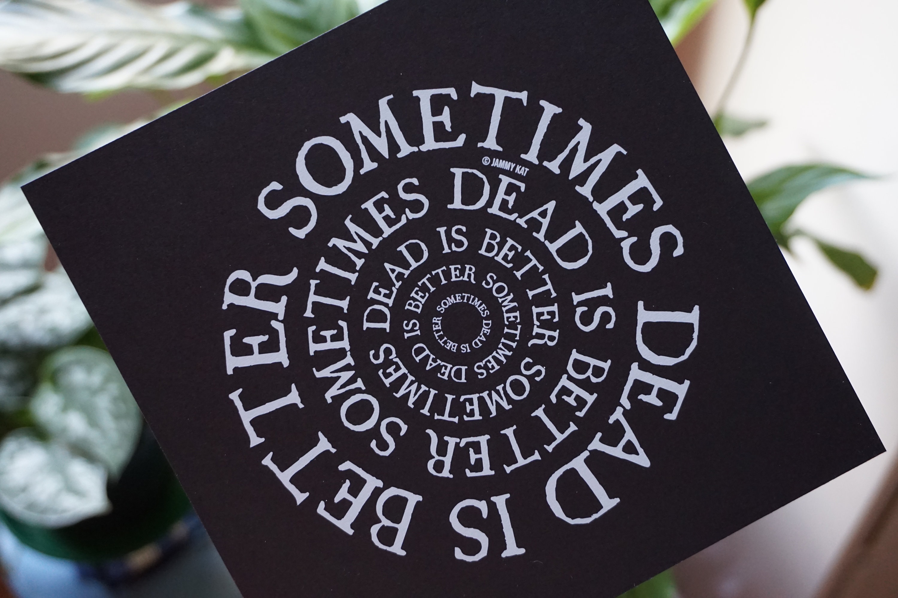 Pet Sematary Quote / Stephen King Print / 14.8cm Square / Etsy