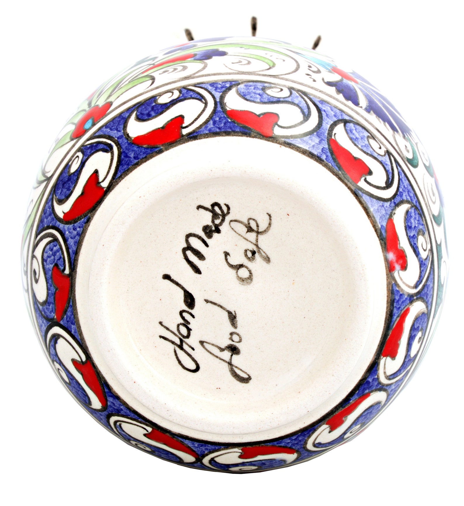 Handmade Handpainted Turkish Ottoman Ceramic Vase 79 Etsy