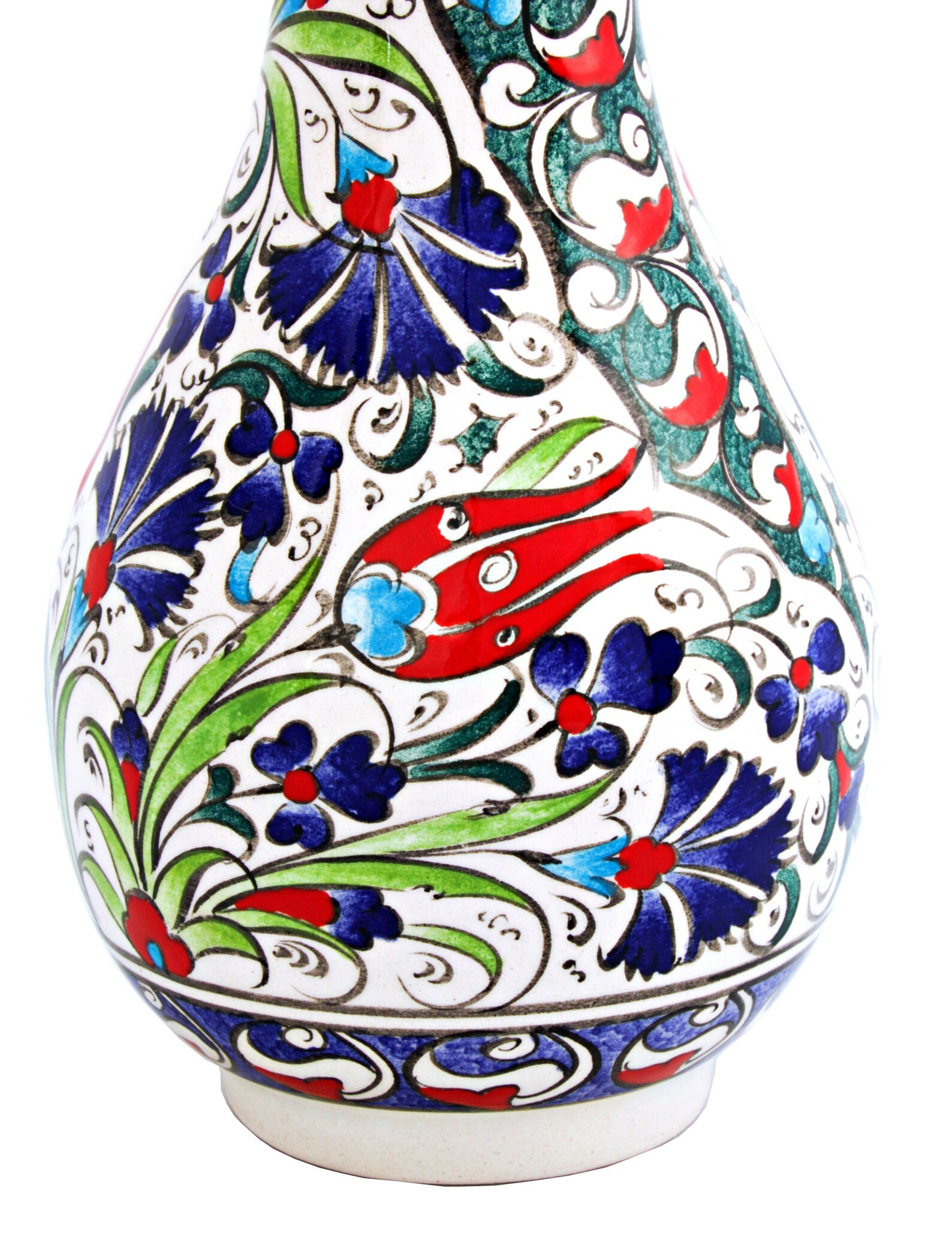 Handmade Handpainted Turkish Ottoman Ceramic Vase 79 | Etsy