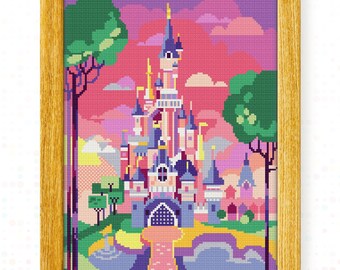 Disney Paris Castle Etsy
