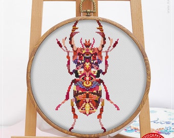 Needlepoint Funny Animals Cross Stitch Patterns Cross Stitch Embroidery Cross Stitch World Mandala Bug #K640 Cross Stitch Embroidery Kit