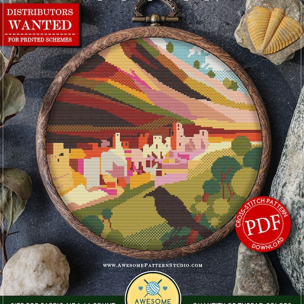 Mesa Verde Cross Stitch Etsy